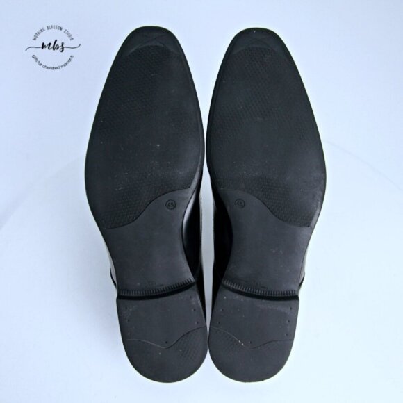 The Rail‎ Leather Cap Toe Derbys Black Men 11.5